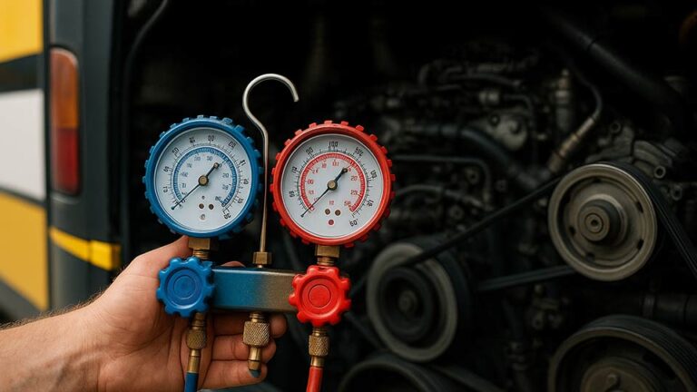 Entretien et réparation de la climatisation des bus et autocar