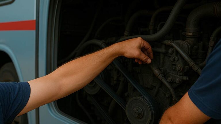 entretien et réparation de moteur de bus et autocar